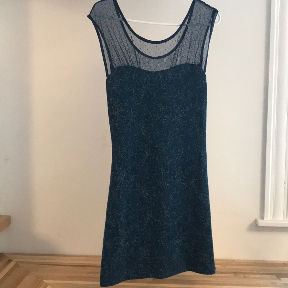 Vintage velvet-like dress